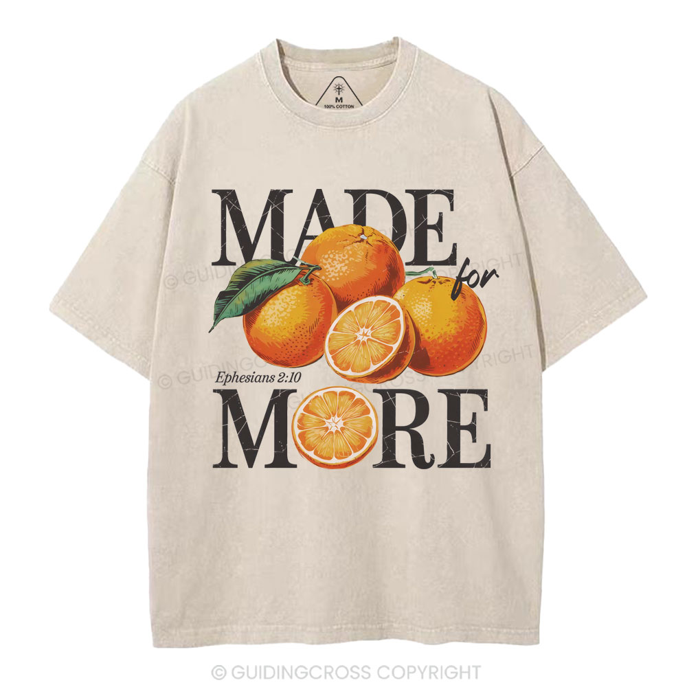 Made For More Chrsitian Washed T-Shirt