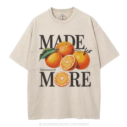 Made For More Chrsitian Washed T-Shirt