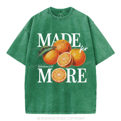 Made For More Chrsitian Washed T-Shirt
