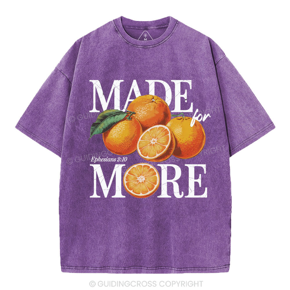 Made For More Chrsitian Washed T-Shirt