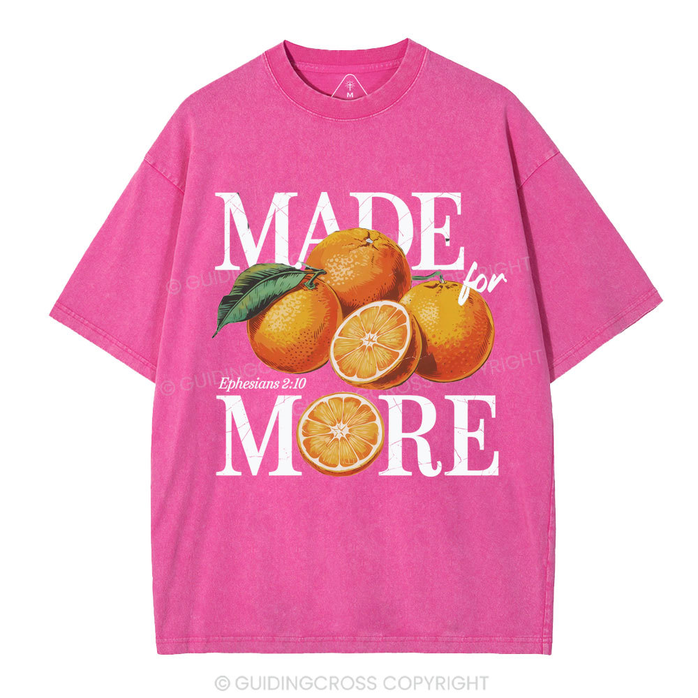 Made For More Chrsitian Washed T-Shirt