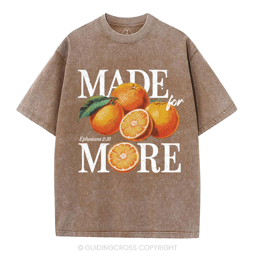 Made For More Chrsitian Washed T-Shirt