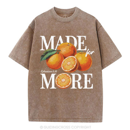 Made For More Chrsitian Washed T-Shirt