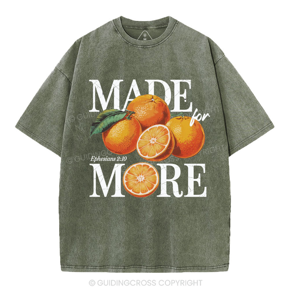 Made For More Chrsitian Washed T-Shirt