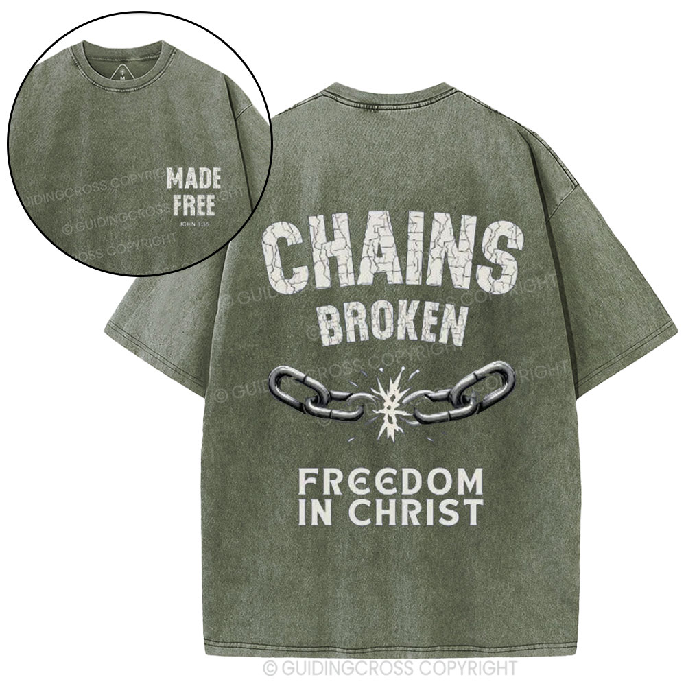 Made Free Christian Washed T-Shirt