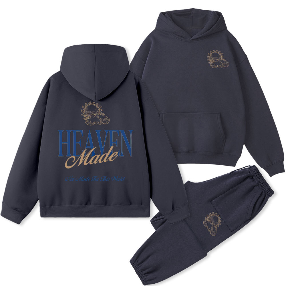 Made Heaven Christian Fleece Hoodie Set