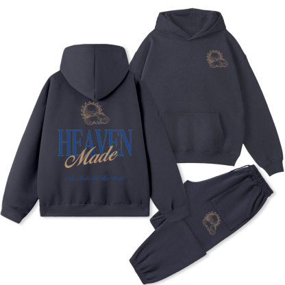 Made Heaven Christian Fleece Hoodie Set