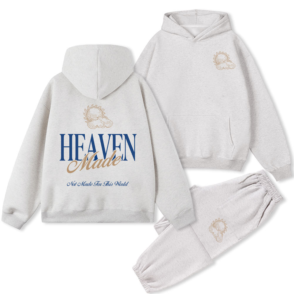 Made Heaven Christian Fleece Hoodie Set