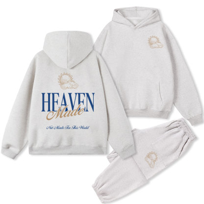Made Heaven Christian Fleece Hoodie Set