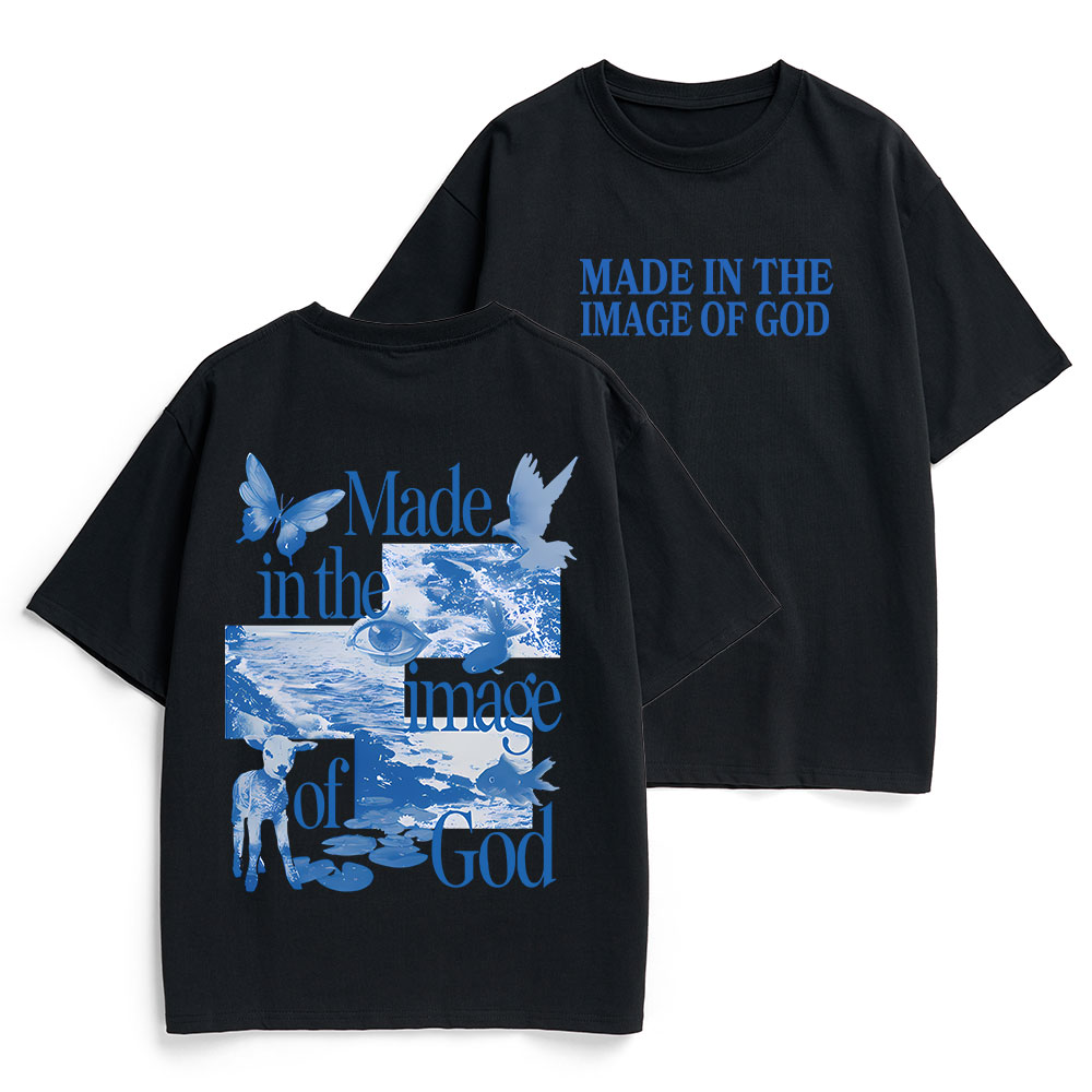 Made Image Of God Christian Heavy Cotton T-Shirt