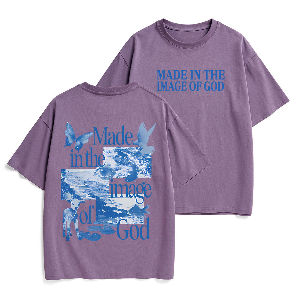 Made Image Of God Christian Heavy Cotton T-Shirt
