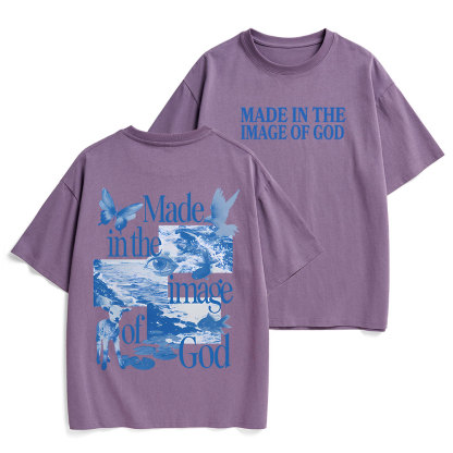 Made Image Of God Christian Heavy Cotton T-Shirt