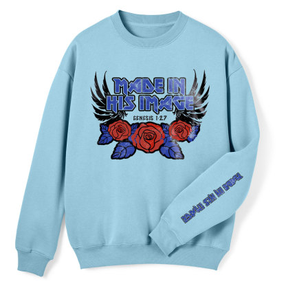 Made In His NAME Christian Fleece Hoodie