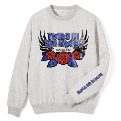 Made In His NAME Christian Fleece Hoodie