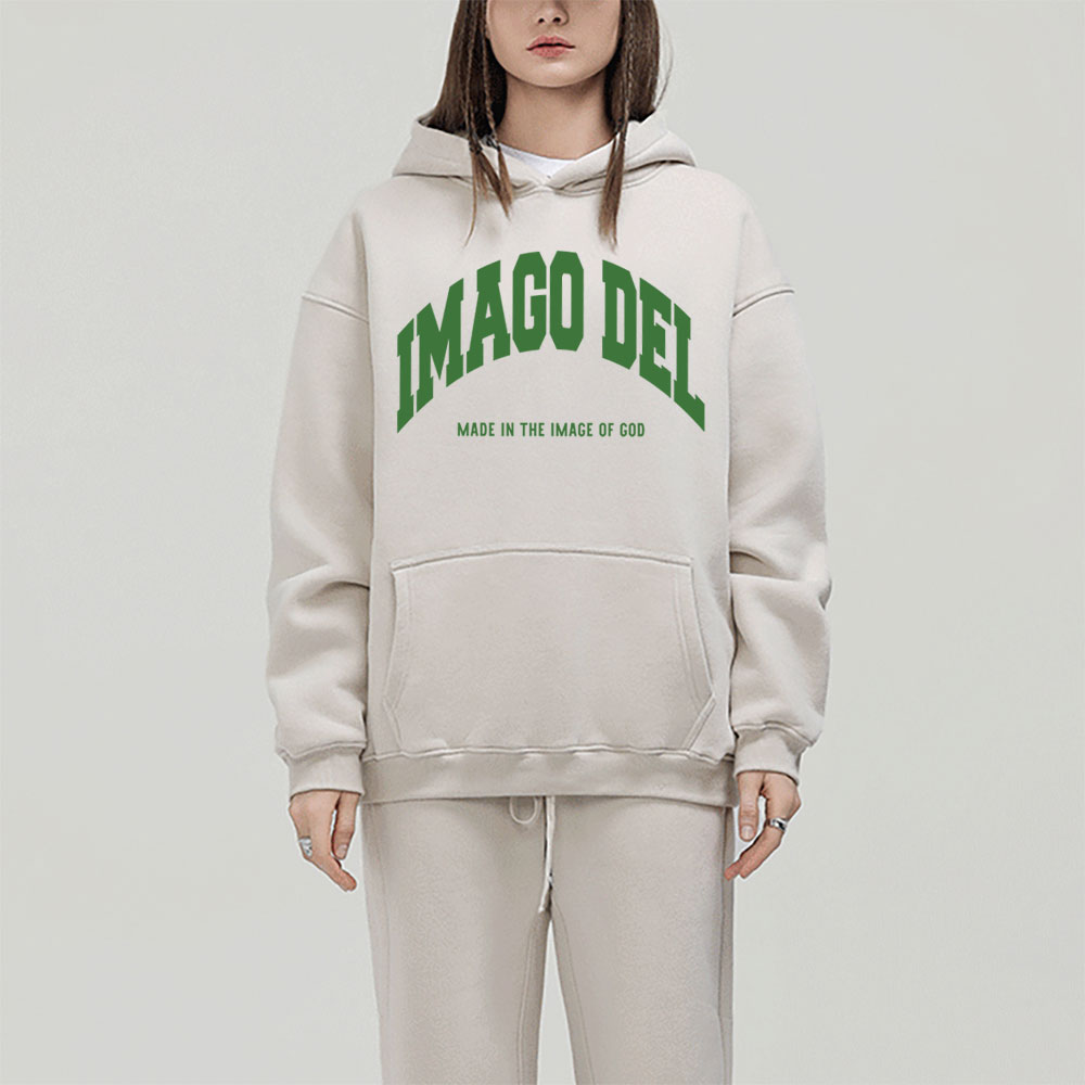 Made In The Image Of God Christian Fleece Hoodie Set