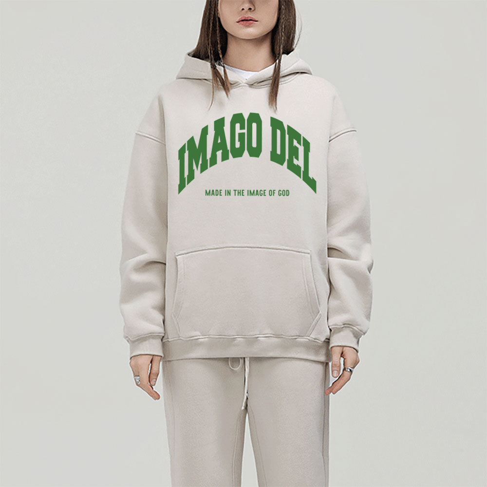 Made In The Image Of God Christian Fleece Hoodie Set