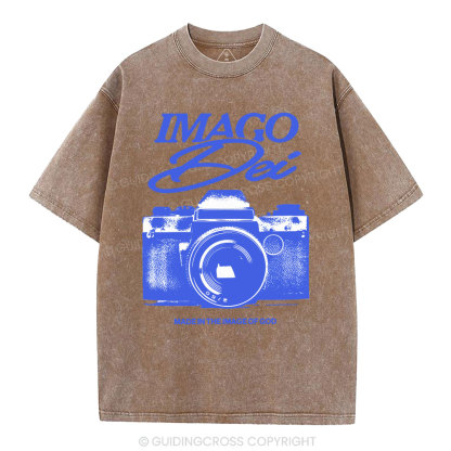 Made In The Image Of God Christian Washed T-Shirt