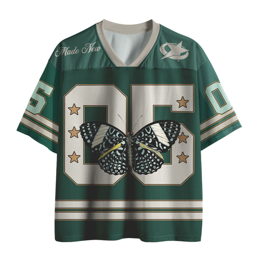 Made New Christian Green Mesh Jersey