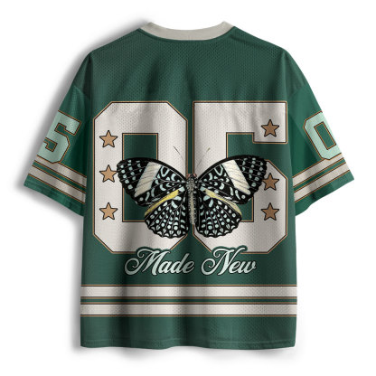 Made New Christian Green Mesh Jersey