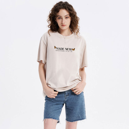 Made New Christian  washed T-Shirt