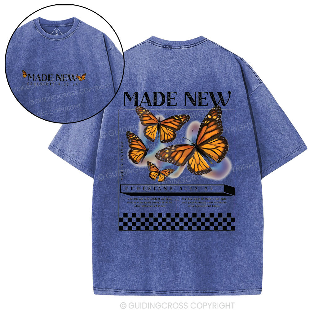 Made New Christian  washed T-Shirt