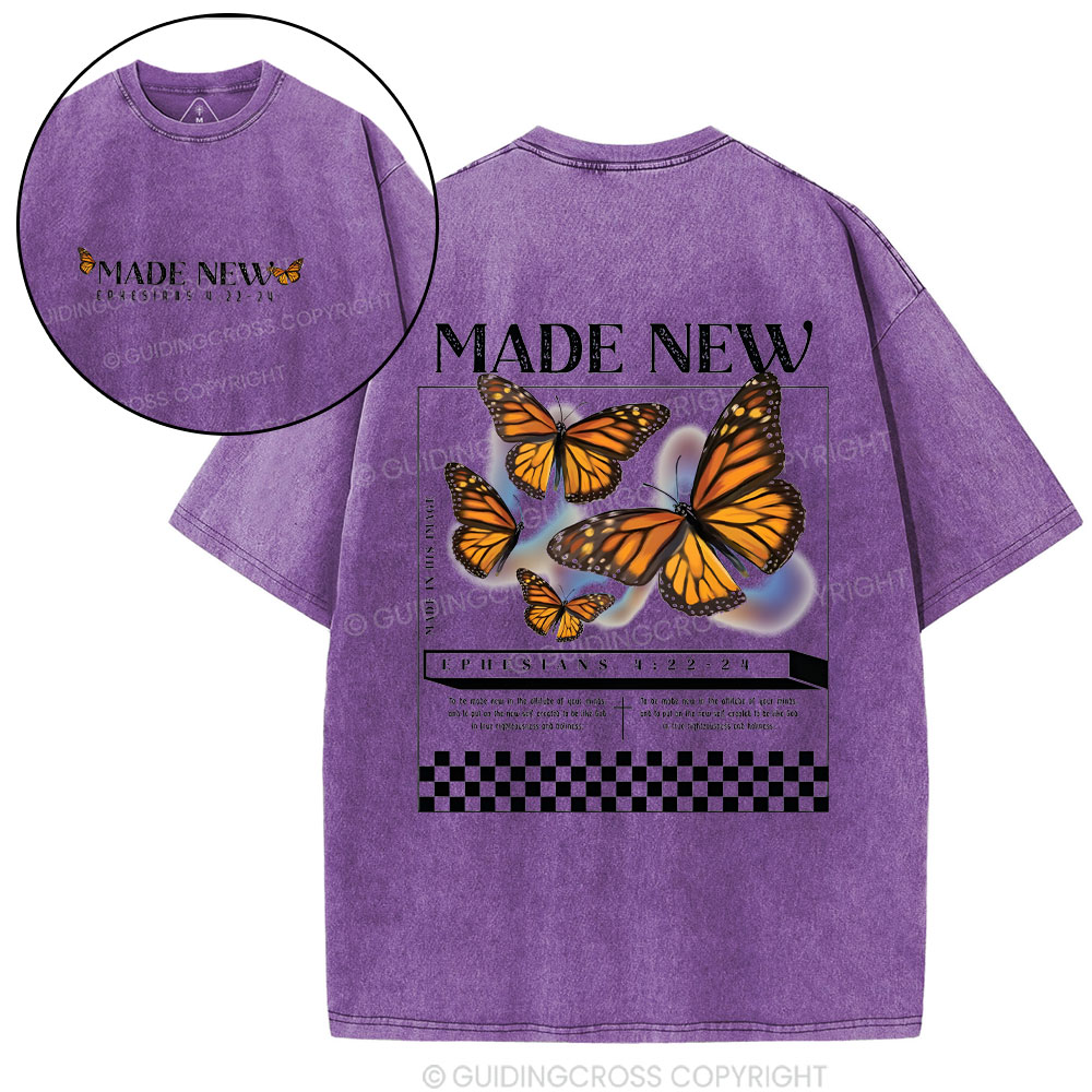 Made New Christian  washed T-Shirt