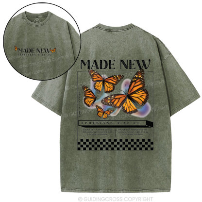 Made New Christian  washed T-Shirt