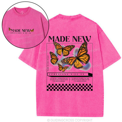 Made New Christian  washed T-Shirt