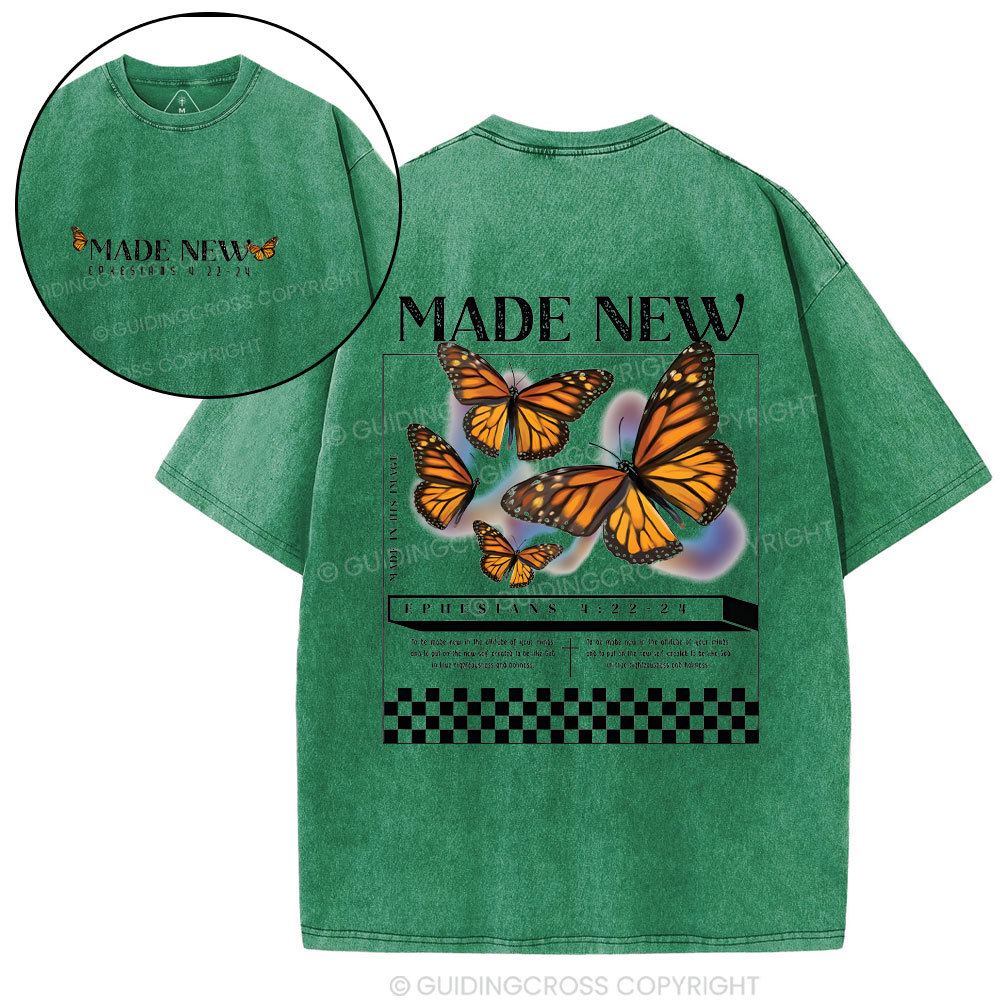 Made New Christian  washed T-Shirt