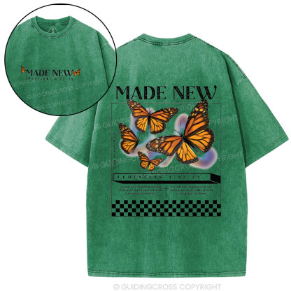 Made New Christian  washed T-Shirt
