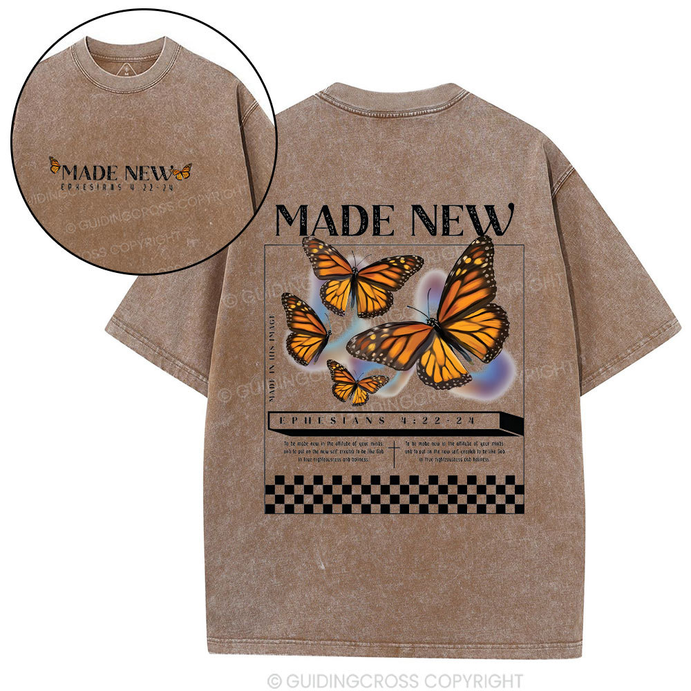 Made New Christian  washed T-Shirt