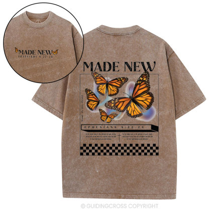 Made New Christian  washed T-Shirt
