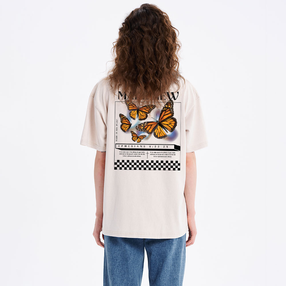Made New Christian  washed T-Shirt