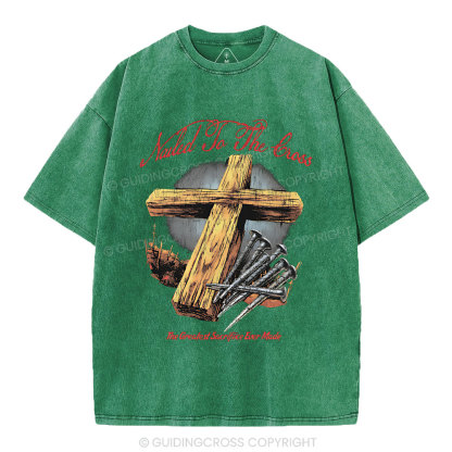 Made To The Cross Christian Washed T-Shirt
