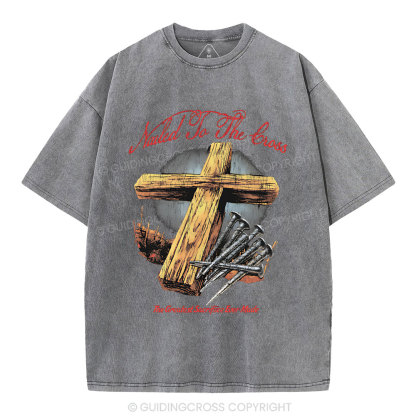 Made To The Cross Christian Washed T-Shirt