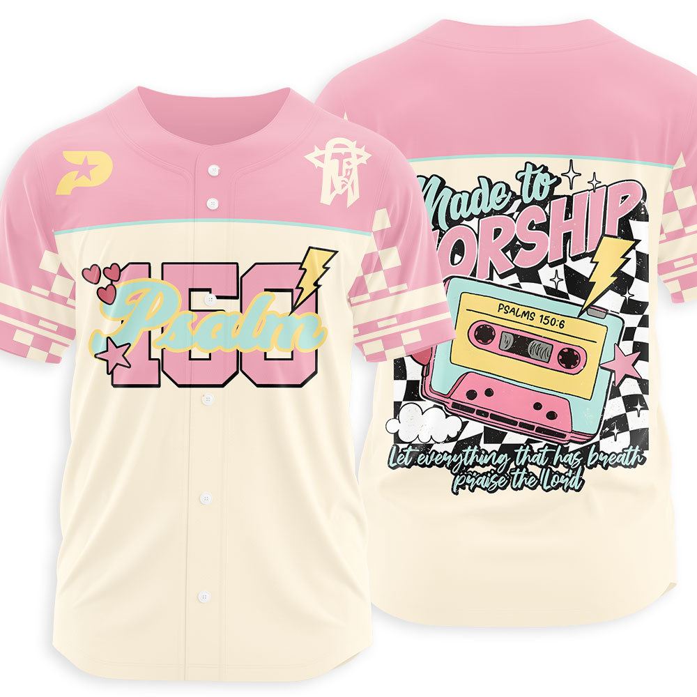 Made To Worship Christian Baseball Jersey