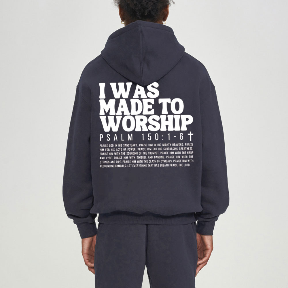 Made To Worship Christian Fleece Hoodie Set
