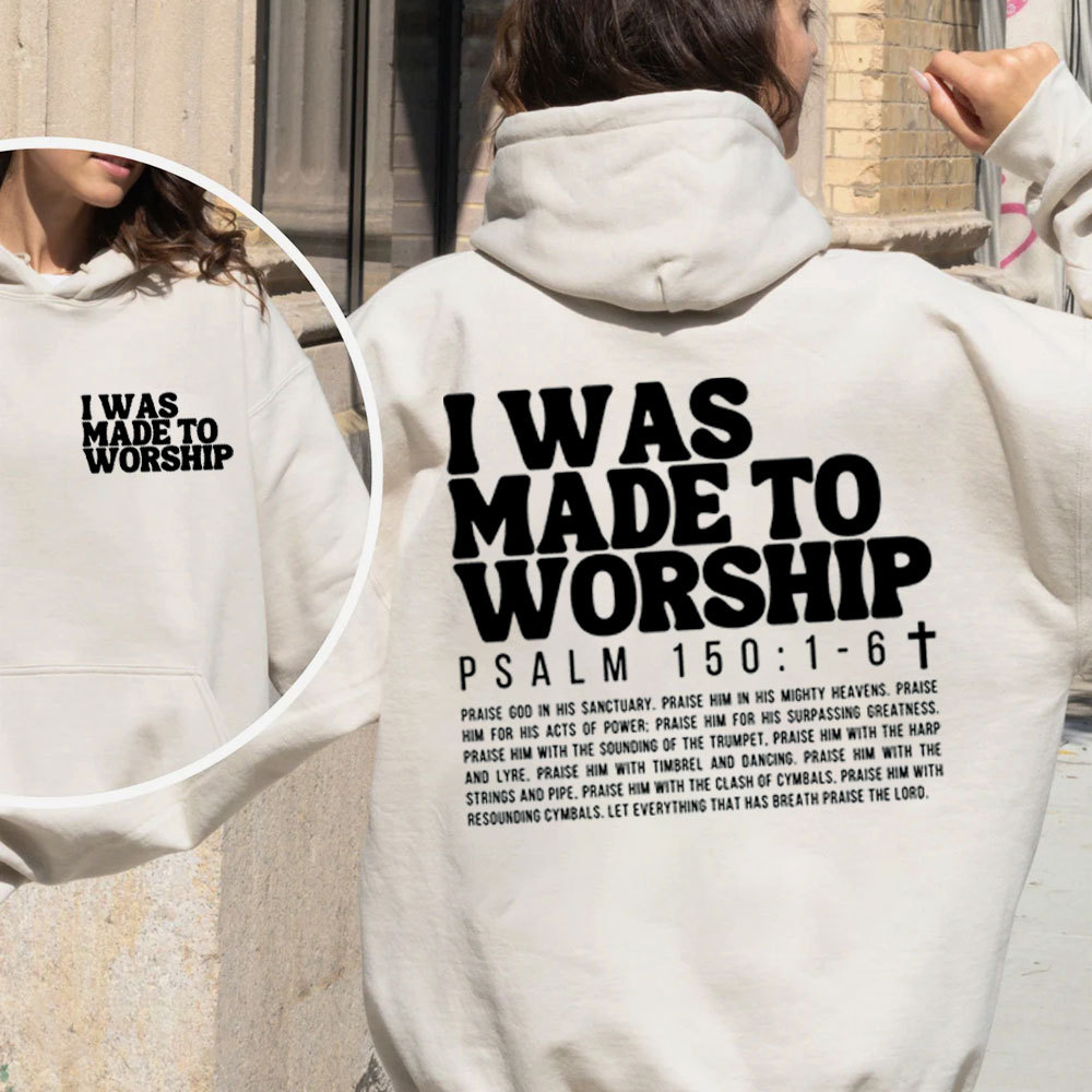 Made To Worship Christian Fleece Hoodie Set