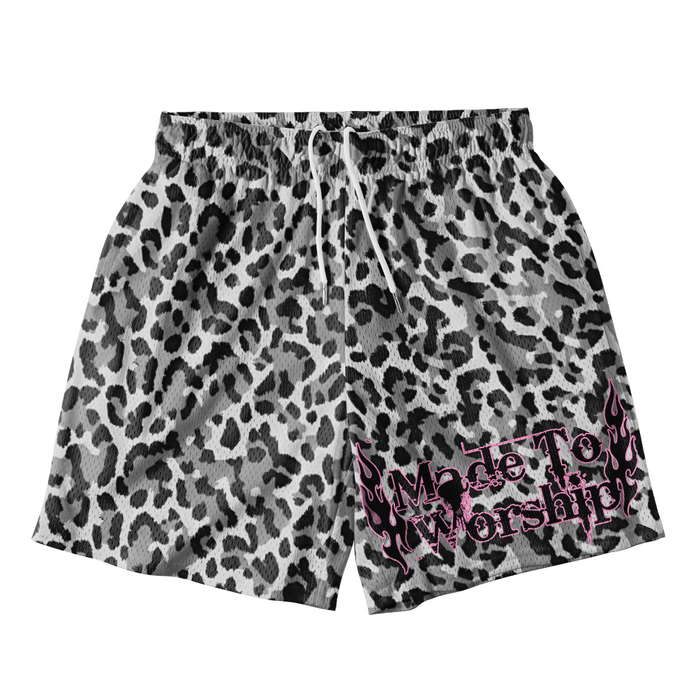Made To Worship Christian Mesh Shorts
