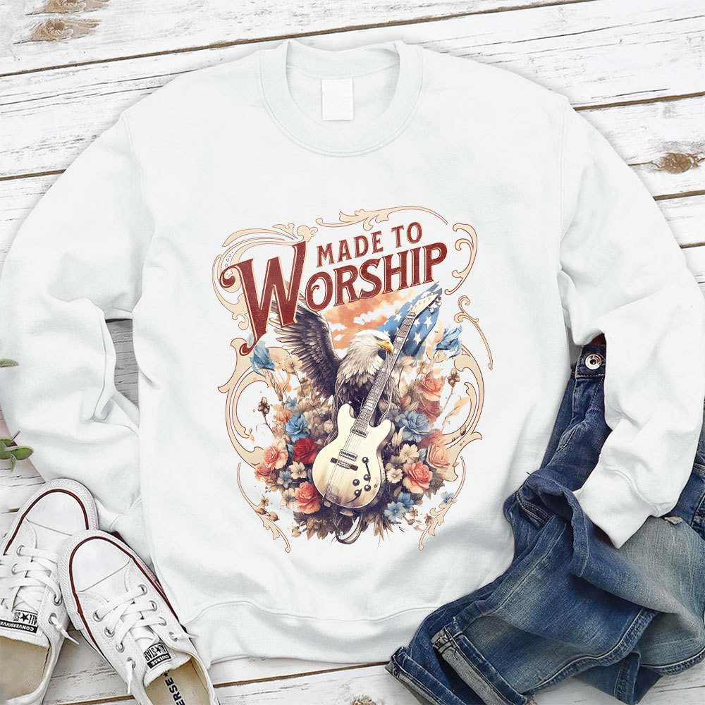 Made To Worship Christian Sweatshirt