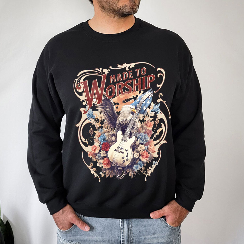 Made To Worship Christian Music Sweatshirt