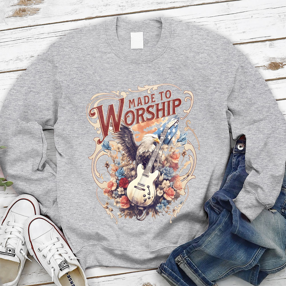 Made To Worship Christian Sweatshirt