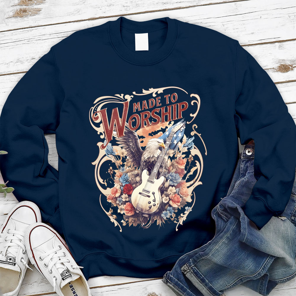 Made To Worship Christian Sweatshirt