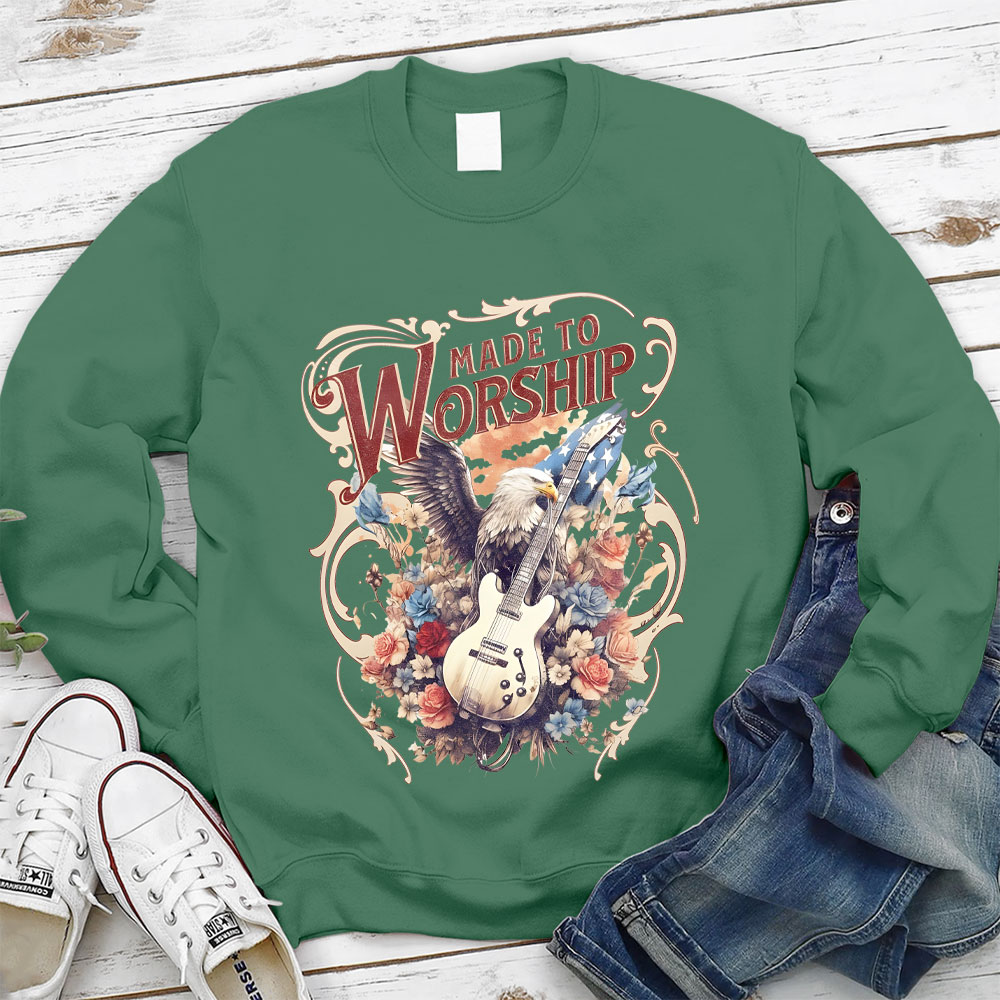 Made To Worship Christian Sweatshirt