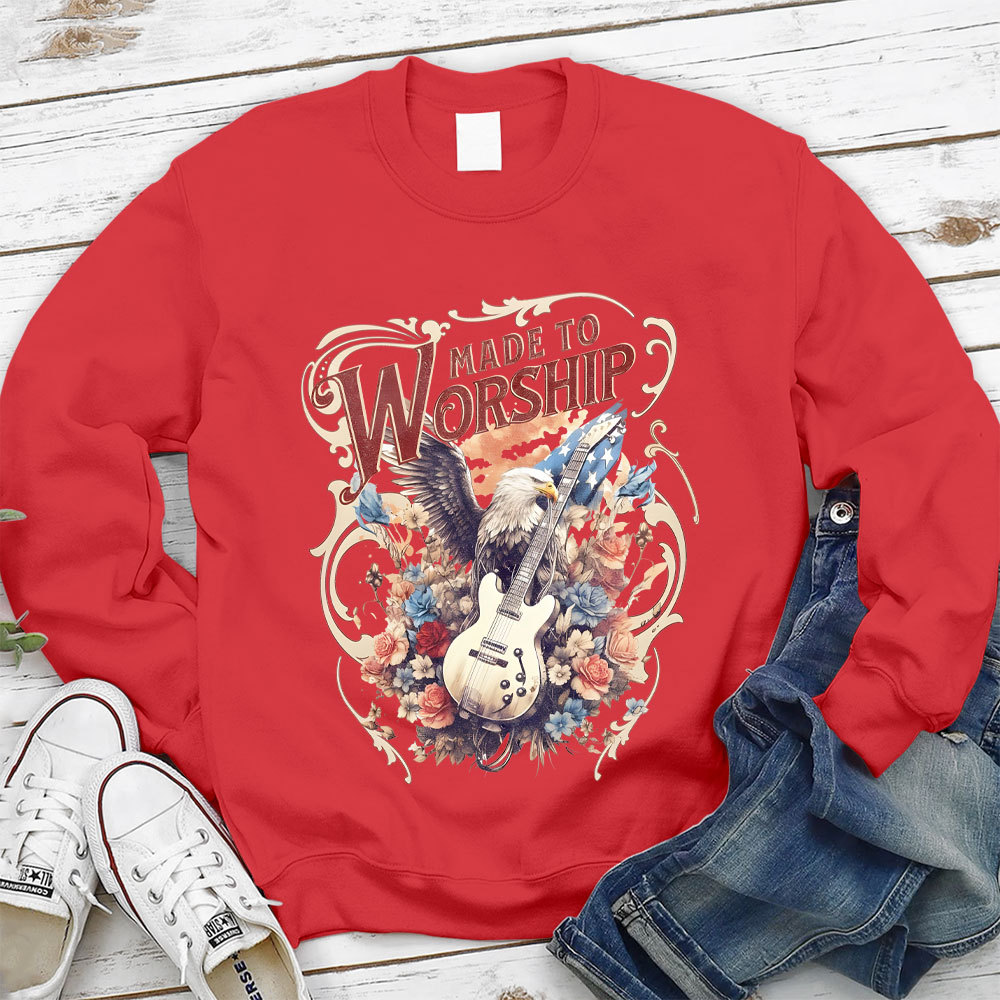 Made To Worship Christian Sweatshirt