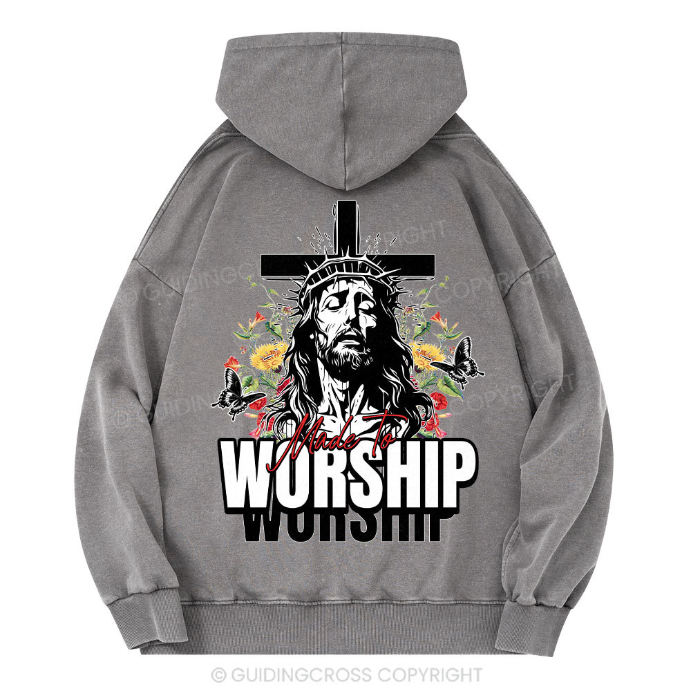 Transformed Christian Washed Hoodie Sale - GuidingCross