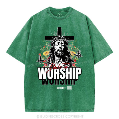 Made To Worship Christian Washed T-Shirt