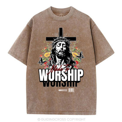 Made To Worship Christian Washed T-Shirt