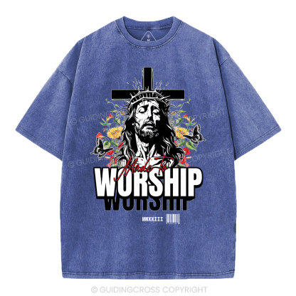 Made To Worship Christian Washed T-Shirt
