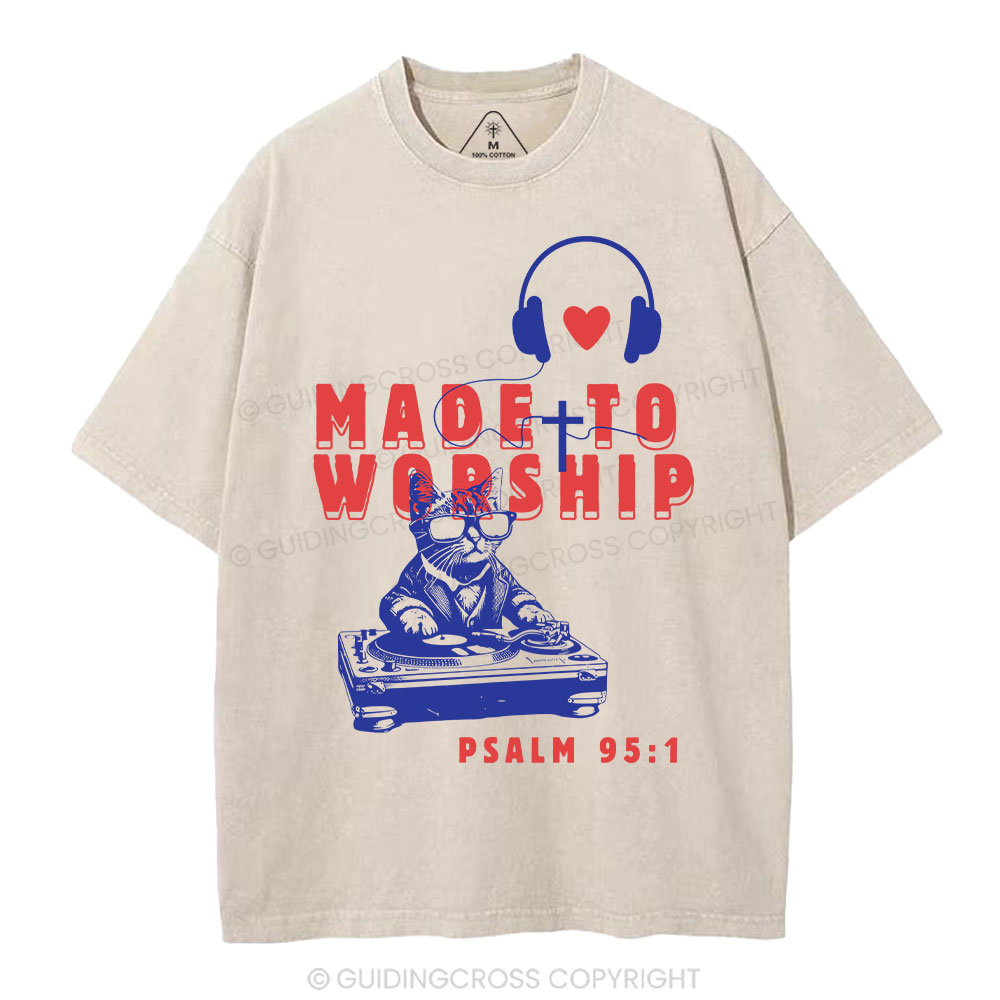 New-Sample Christian Washed T-Shirt Sale - GuidingCross